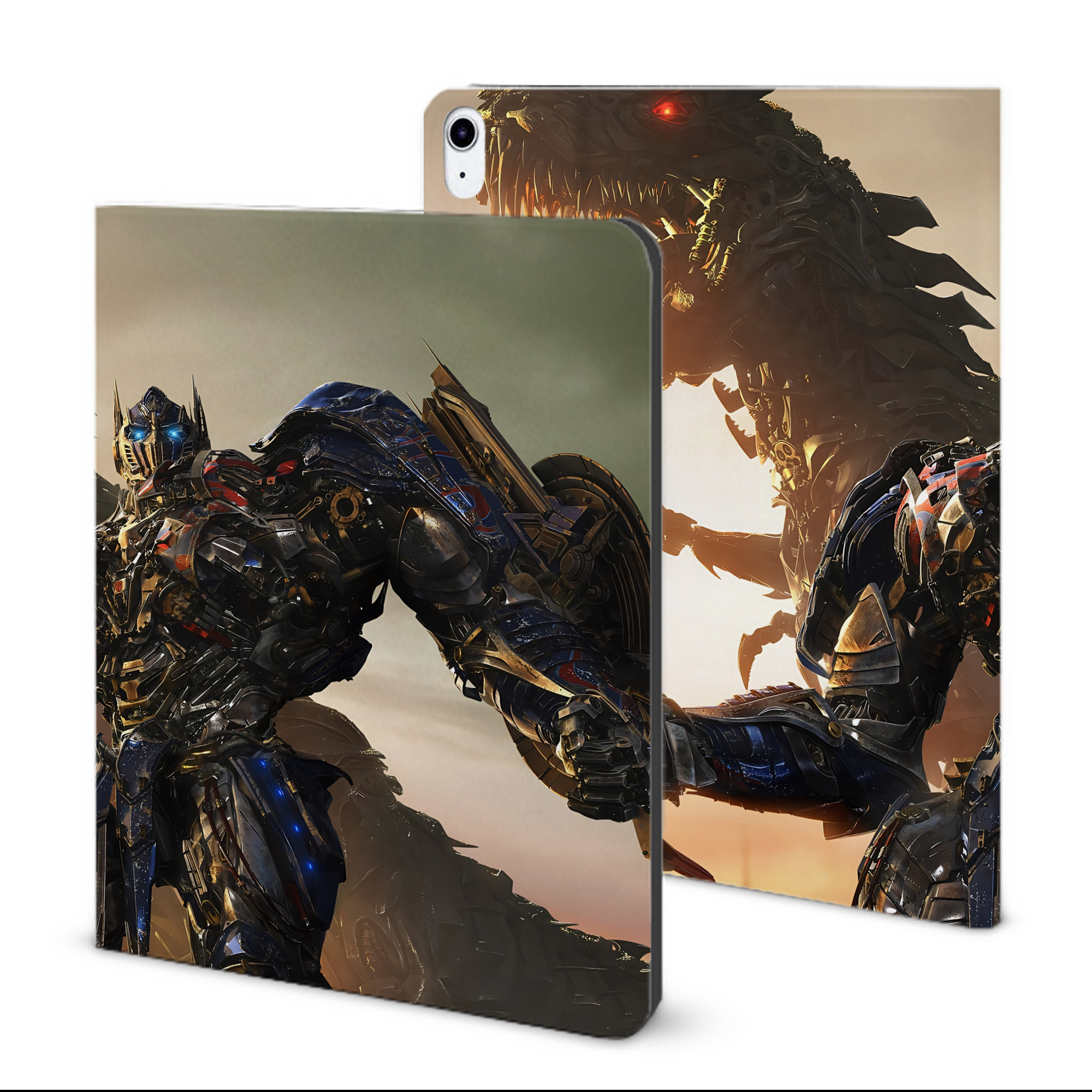 （画像用） Transformers トランスフォーマー IPad ケース ブック型 PUレザー TPU 耐衝撃 軽量 薄型 ペン収納なし 全面保護 IPad 各モデル対応
